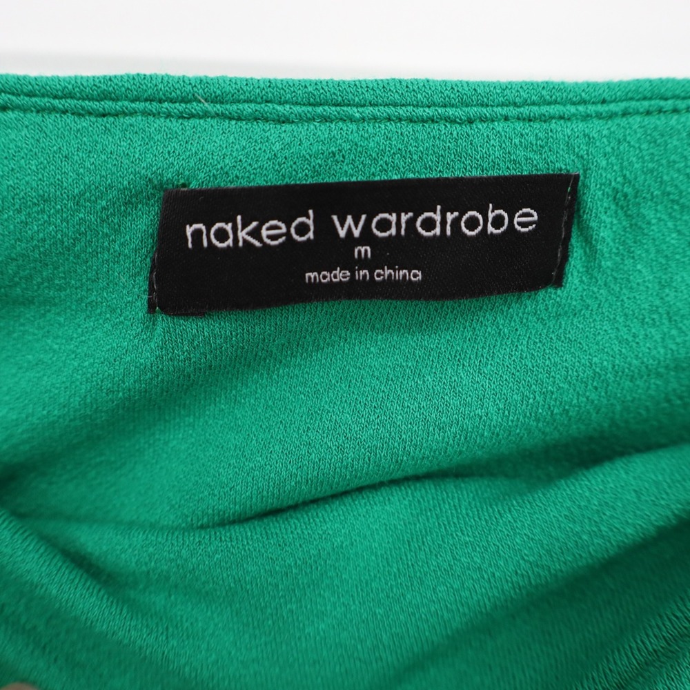 Naked Wardrobe Green Bodycon Midi Skirt NW-S0044 Size Medium Mens Womens - Picture 4 of 8